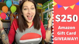 250 Amazon Gift Card Giveaway