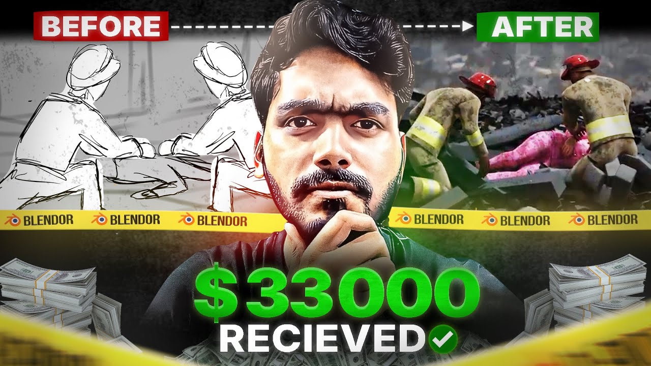 How I got Paid $33,000 (27 Lakh) for a 18min 3D Animated Shortfilm?