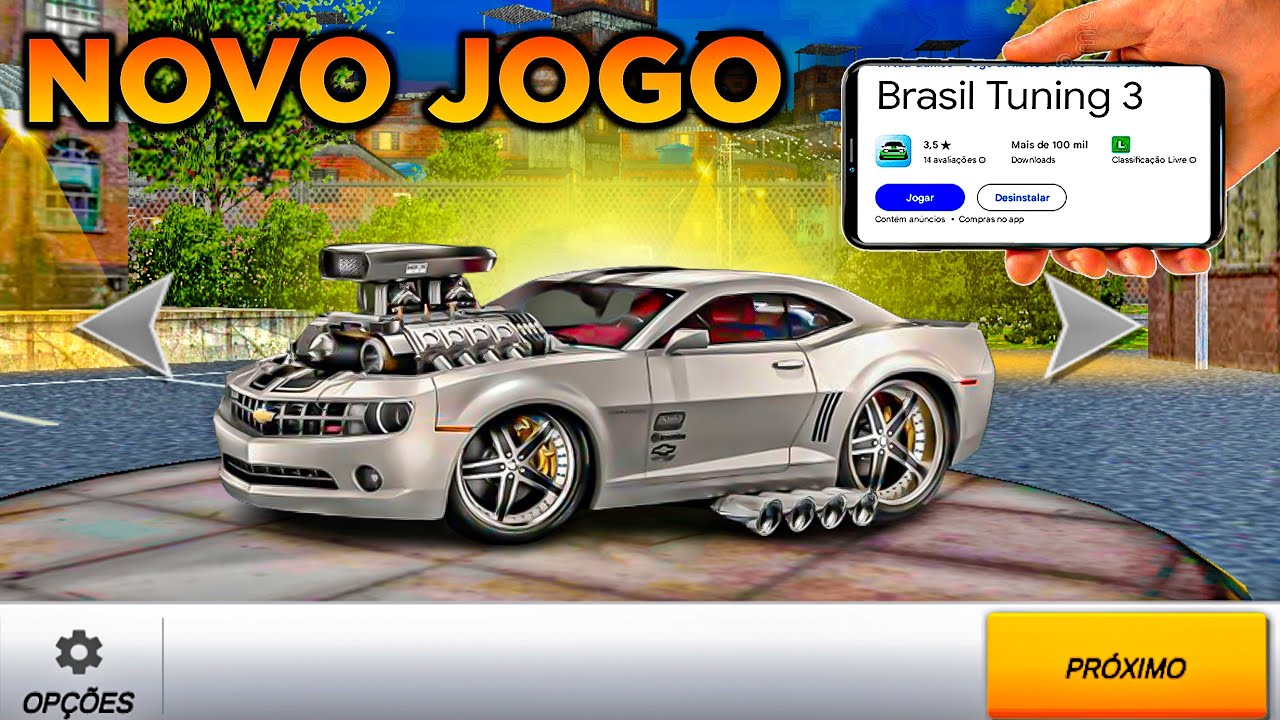 NOVO JOGO DE CARROS E MOTOS TUNADOS ( BRASIL TUNING 3 ) - YouTube