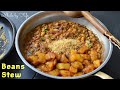 Delicious white kidney beans stew recipe with plantain  ndudu by fafa