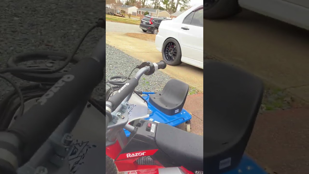 Drift and tricks on bike