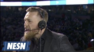 Conor McGregor Tells Story Of His Pump Up Speech To Boston Bruins