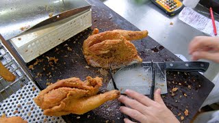 Filipino Fried Chicken Master! Juicy u0026 Best! Sold Out Every Day! -  | Filipino Street Food - 6 