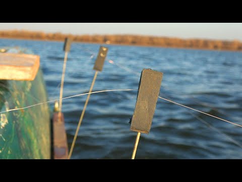 Видео: ПО СТАРИНКЕ НА ЛЕСЕНКУ. ЛЕЩ КЛЮЕТ, ЛЕСКУ ВЕДЕТ. Рыбалка на Волге. На закидушки с лодки.