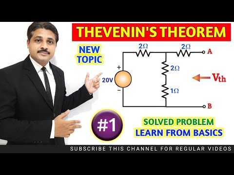 THEVENIN THEOREM SOLVED PROBLEM 1 IN ELECTRICAL ENGINEERING ...