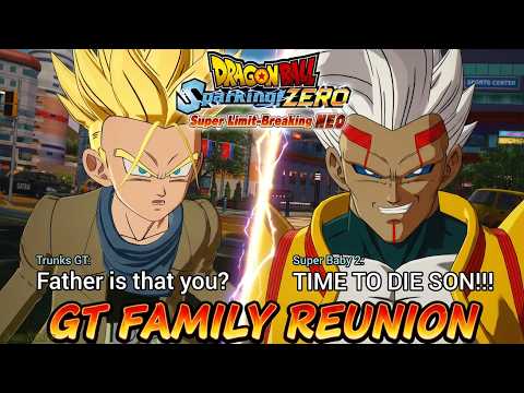 Dragonball Sparking Neo! | Trunks GT All Unique Lines & Character Interactions