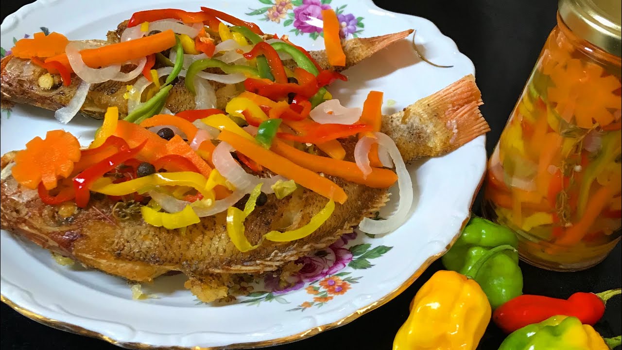 Jamaican Escovitch Fish Red Snapper Youtube