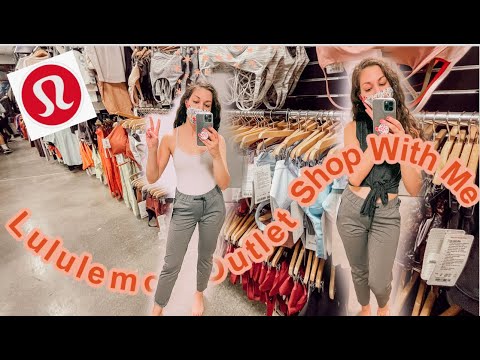 Come Shop With Me At The LuluLemon Outlet Store | Fitting Room Try On + Haul | Is It Worth It?