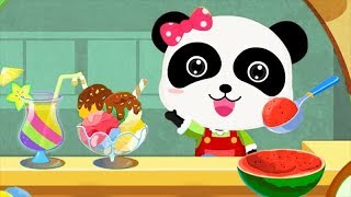 Baby Panda's Ice Cream Shop - Have Fun Making Desserts With DIY Recipes - Funny Gameplay Video screenshot 5