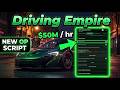 💀 Most INSANE Driving Empire Script EVER (Auto Job + Teleport)