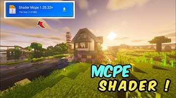 New🔥Realistic Shader Mcpe 1.20.40+ |Render Dragon [100% Work]