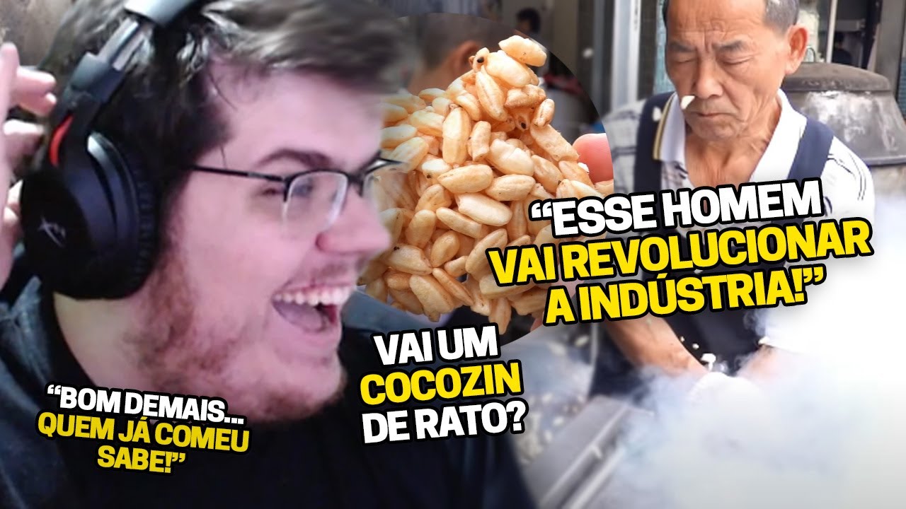 CASIMIRO REAGE A UM DOCE QUE É UMA EXPLOSÃO DE SABOR! (LITERALMENTE) | Cortes do Casimito