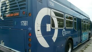 Ride On Pace Bus 2015-18 Eldorado National Axess BRT CNG 17561 On Rt 353 to Victory Centre
