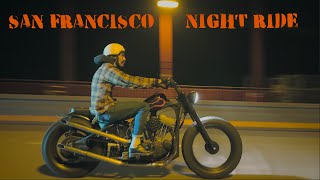 SPORTSTER CHOPPER SAN FRANCISCO NIGHT RIDE