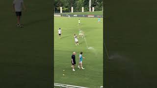 Watch out for the sprinkler! #fail #funny