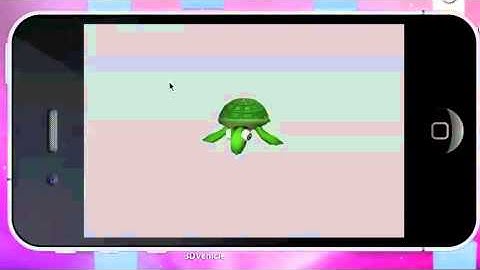 3DTurtleAnimation done with OpenGLES 2.0 on Iphone
