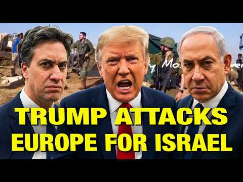 Trump Threatens Sanctions After Europe Sanctions Israel!