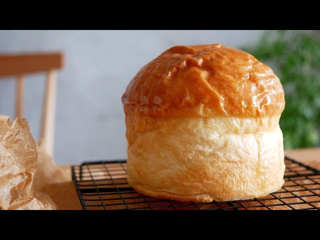 100均のケーキ型できのこみたいなまんまるパン! | Soft and Fluffy Butter Bread