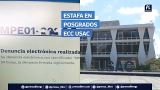 Presunta estafa en posgrados de la USAC afecta a 31 estudiantes de Comunicación por más de Q105 mil
