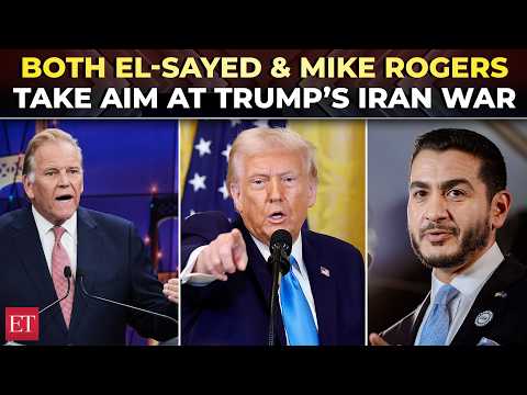 'Wrap up this war now!': Rogers breaks with Trump on Iran; Abdul El-Sayed accuses GOP of distraction