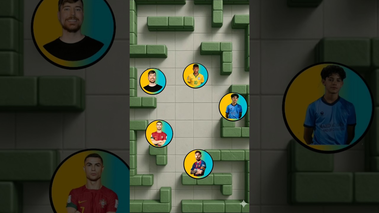 Ronaldo 🆚 Messi hide & seek challenge😮 #shorts #cartoons #trending #ronaldo #viral #funny