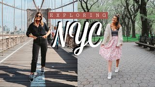 EXPLORING NYC: BROOKLYN BRIDGE + CENTRAL PARK