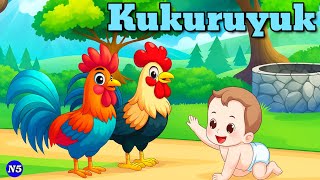 Kukuruyuk | Lagu Anak Ayam Berkokok Pagi Hari | Lagu Edukasi Anak Indonesia
