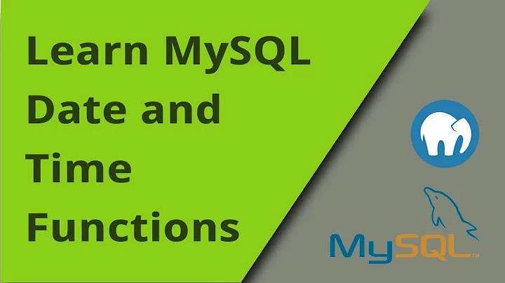 Learning MySQL - Date and Time Functions