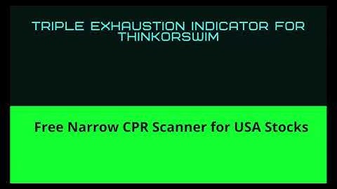 FREE Indicator with buy/sell signals | Triple Exhaustion Indicator For ThinkOrSwim