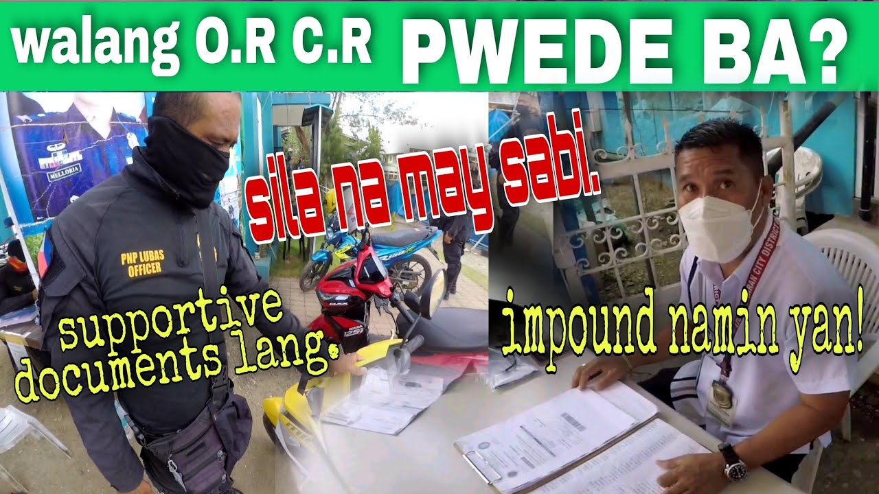 WALANG O.R.C.R PWEDE BANG I-BYAHE / LTO at PULIS NA SUMAGOT / HONDA PCX 160