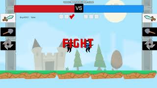 Jumping Ninja Battle two player screenshot 1