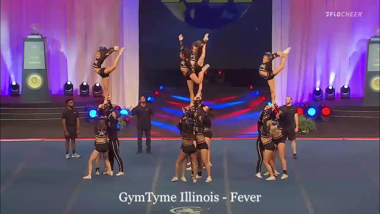 The Cheerleading Worlds Day 2 GymTyme Illinois Fever YouTube