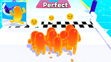 Join Blob Clash 3D - All levels gameplay Walkthrough. (IOS, Android) | Levels 1-5