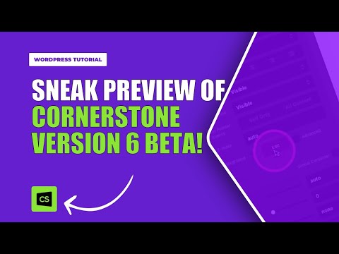 Themeco Cornerstone V6 (Beta1) Preview