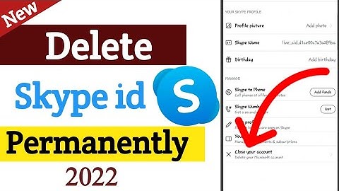 how to delete Skype account 2022 | How to delete Skype id | Skype account/id delete kaise kare
