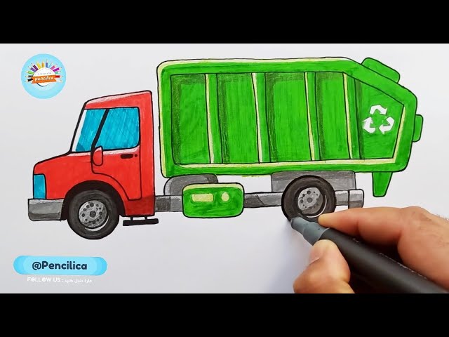 Truck Drawing Tutorial - How to draw Truck step by step