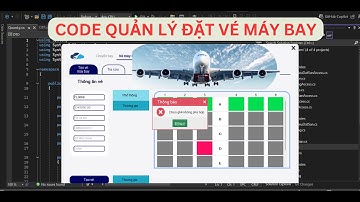 Code phần mềm quản lý đặt vé chuyến bay bằng Winform c# - có đầy đủ tính năng