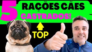 5 melhores RAÇÕES CÃES ✅ CASTRADOS! ✳️ Só melhores!