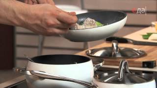 Филе трески с соусом и кускус со шпинатом Филе трески с соусом и кускус со шпинатом