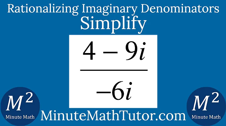 Simplify (4-9i)/-6i