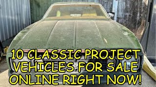 FIX-EM-UP FRIDAY! 10 Classic Project Cars for Sale Across North America - Links to Listings Below by MG Guy Vintage Vehicles 1,691 views 1 month ago 11 minutes, 26 seconds