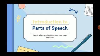 TOEIC - Parts of Speech