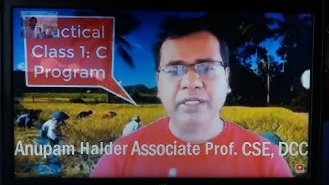 Practical1 || ICT || Chapter5 || C Program || Addition of two numbers using scanf() || Anupam Halder