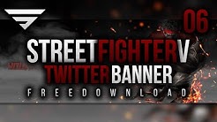 StreetFighterV Twitter Banner Template | Free Download