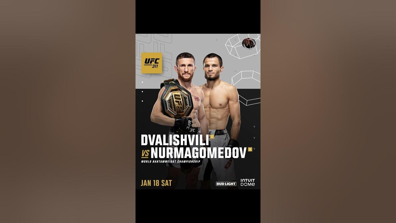 It's Official! UFC311 Merab Dvalishili vs Umar Nurmagomedov Jan