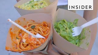 Pasta Cones Are Perfect For On The Go
