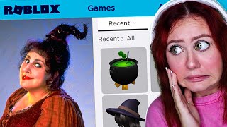 MAKING MARY SANDERSON FROM HOCUS POCUS A ROBLOX ACCOUNT!!