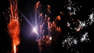 Fireworks with Super Slow-Motion - New Year 2018