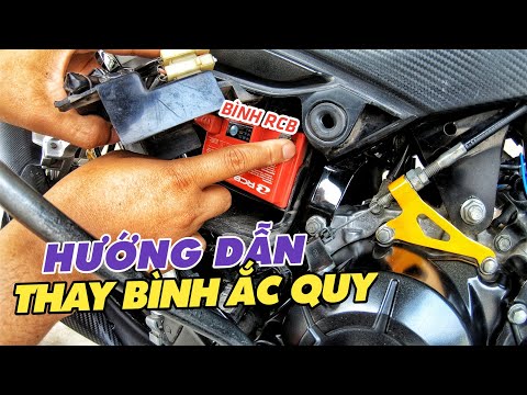 Hướng dẫn thay bình ắc quy Winner 150 và tâm sự về bình PIN RCB | BeePro
