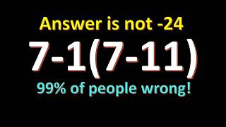 Only 1% Can Solve This Math Problem!